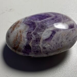 Purple and White Decorative Stone